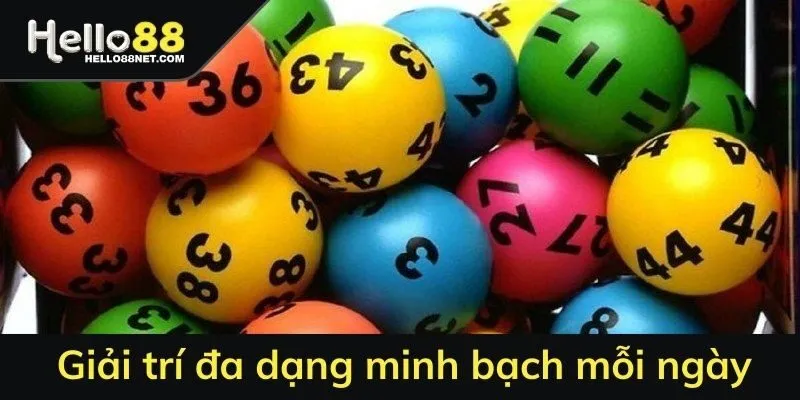 Giải trí đa dạng minh bạch mỗi ngày tại xổ số Hello88!
